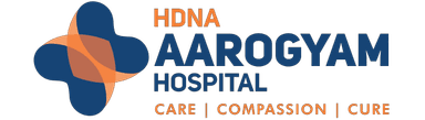 HDNA Aarogyam Hospital Official Logo - High Quality